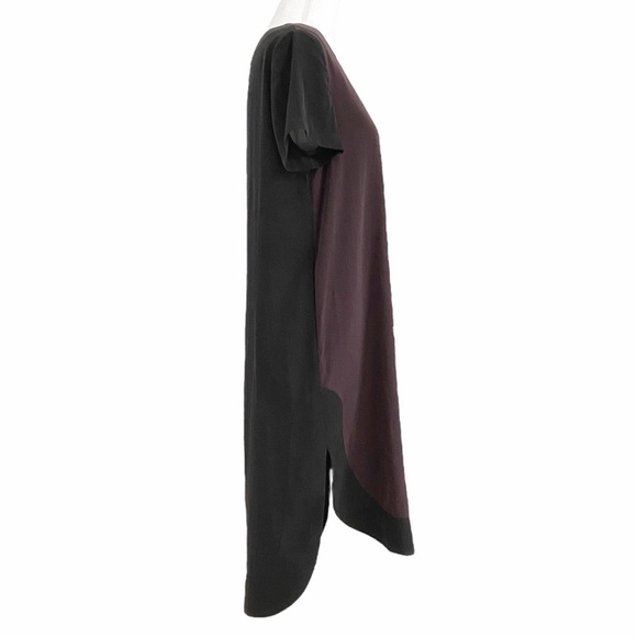 All SAINTS LACYN BLACK BROWN PANEL SHORT SLEEVE SHIFT DRESS - 8 - Picture 2 of 9